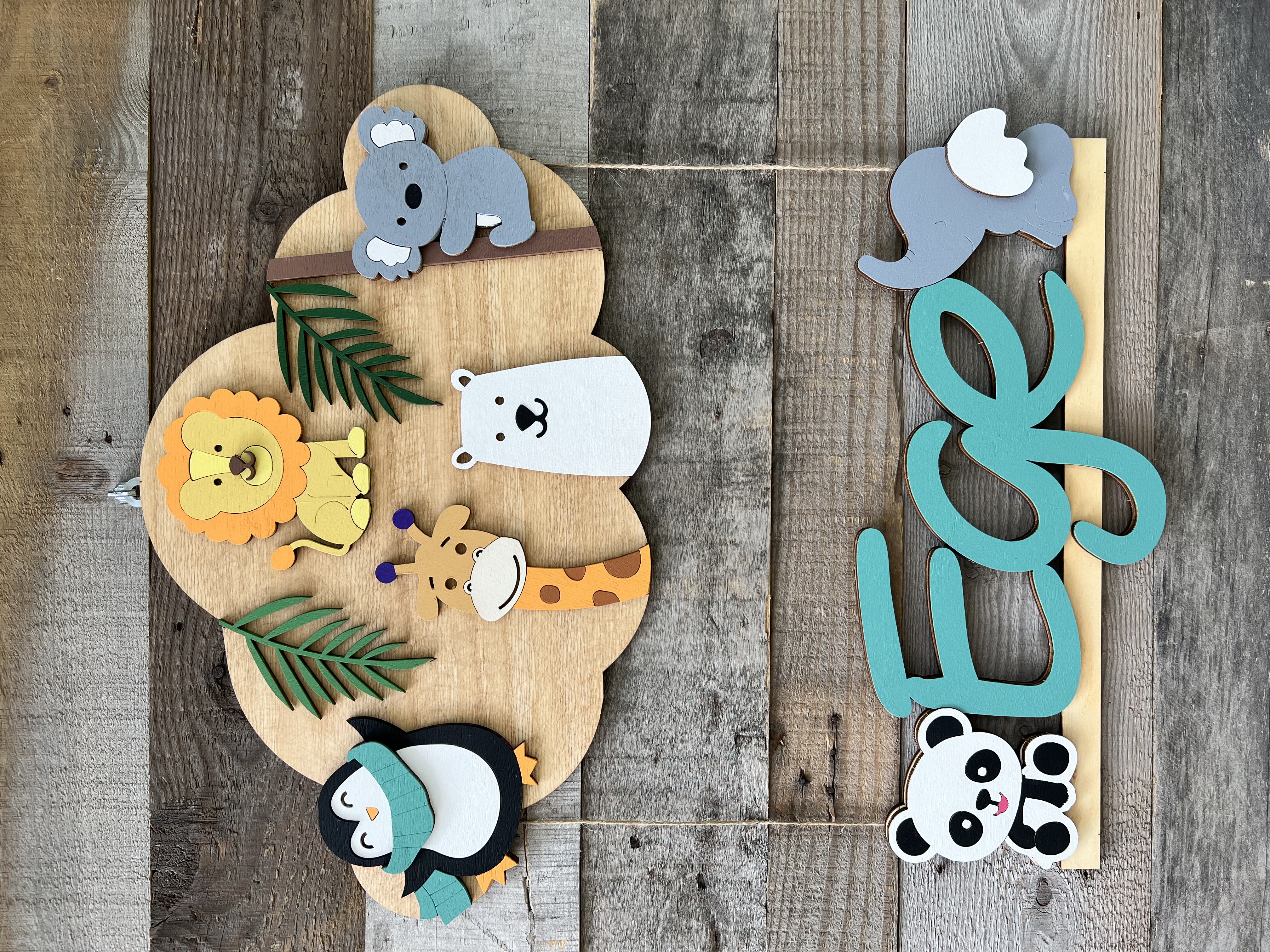 Bebek Kapı Süsü - Bulut Safari